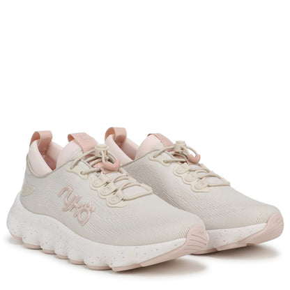 Ryka Women's Podflow Ez Walking Shoes Beige 6.5 M