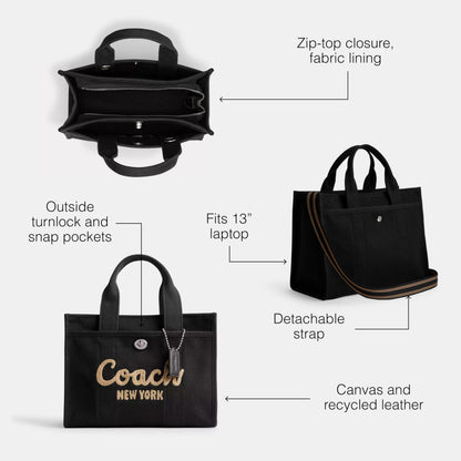 Coach Cargo Tote Black One Size