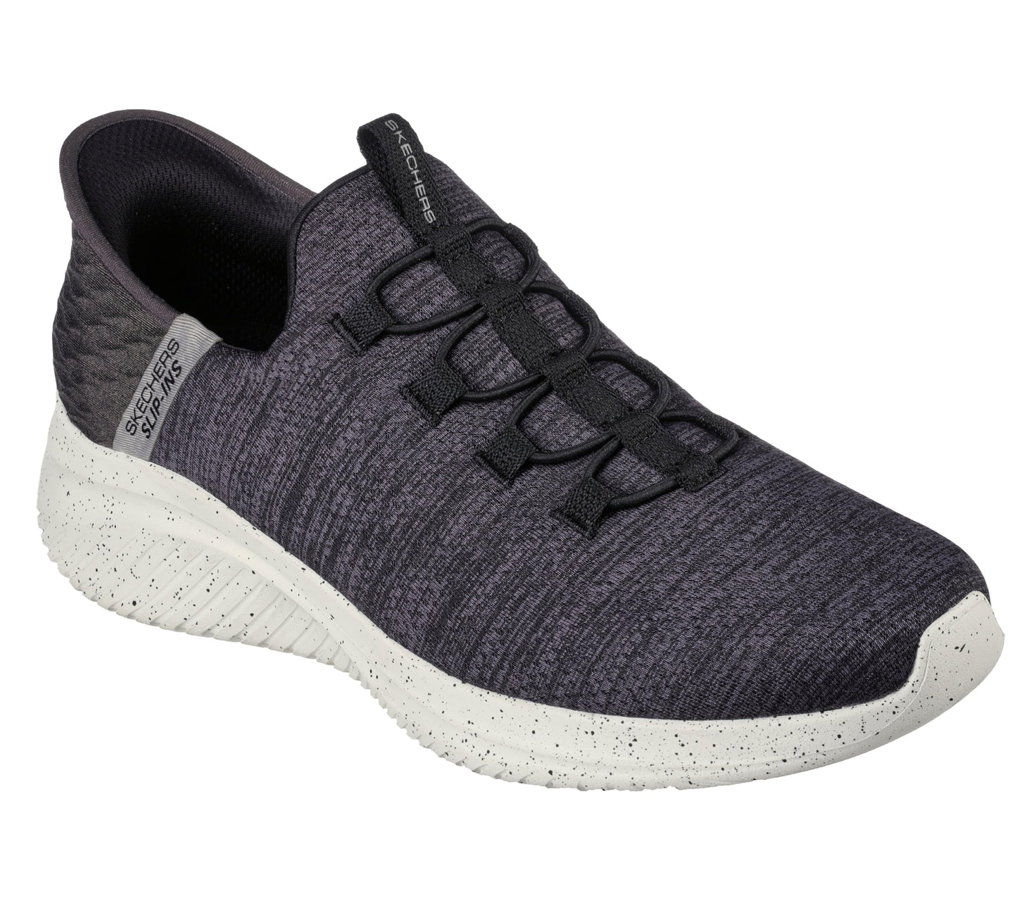 Skechers Men's Ultra Flex 3.0 Right Away Hands Free Slip-in Sneaker Loafer, Black, 12 Wide
