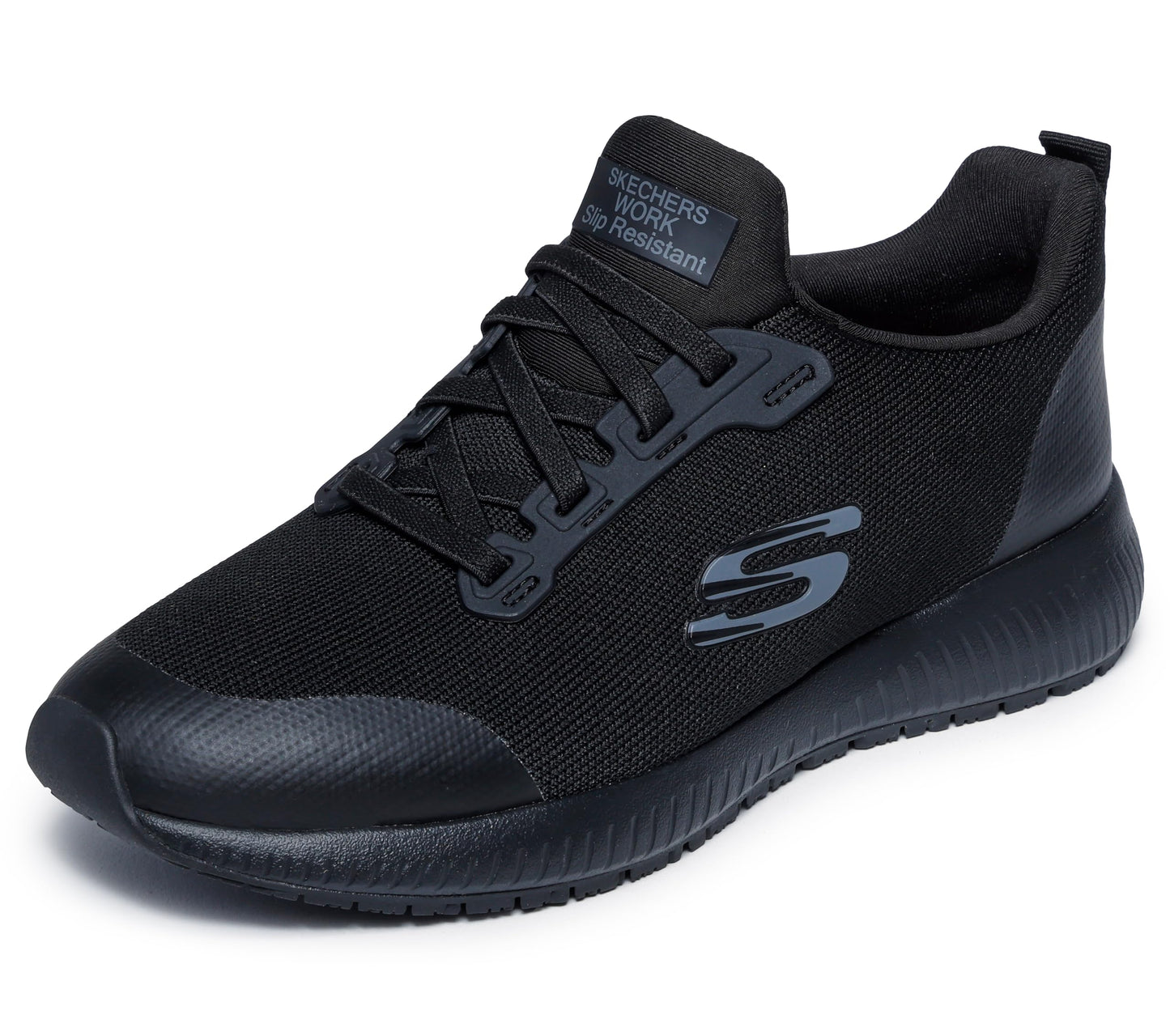 Skechers Women's Work Squad Sr Food Service Shoe, Black, 10W