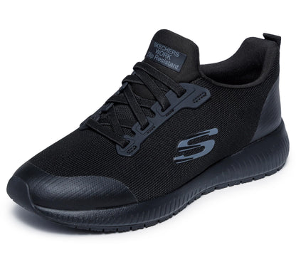 Skechers Women's Work Squad Sr Food Service Shoe, Black, 10W