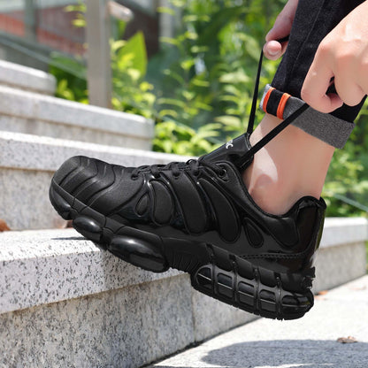 ARISIC Steel Toe Shoes Men Women Lightweight Safety Composite Toe Shoes Comfortable Zapatos para Hombre Zapatos Trabajo Walking Sneakers Black