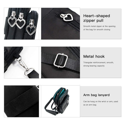 BIAOTIE Lightweight Small Crossbody bags Cell Phone Purses Travel Pouch Shoulder Bag for Women (D-01)