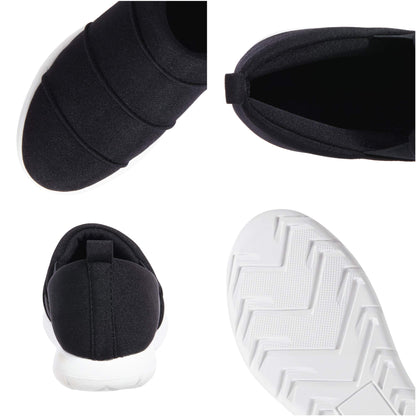 Isotoner Zenz Women's Serenity Stretch Satin Slipper, Slip-On Shoe, ASH, 8