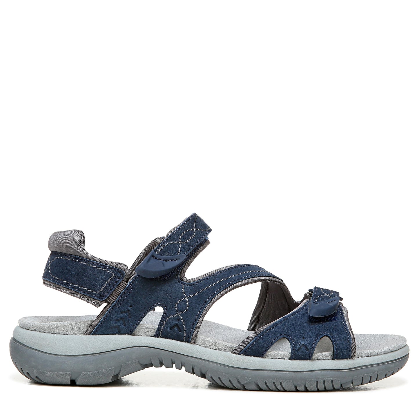 Dr. Scholl's Shoes Women's Adelle Sporty Adjustable Footbed Sandal,Elegant Navy Suede,9