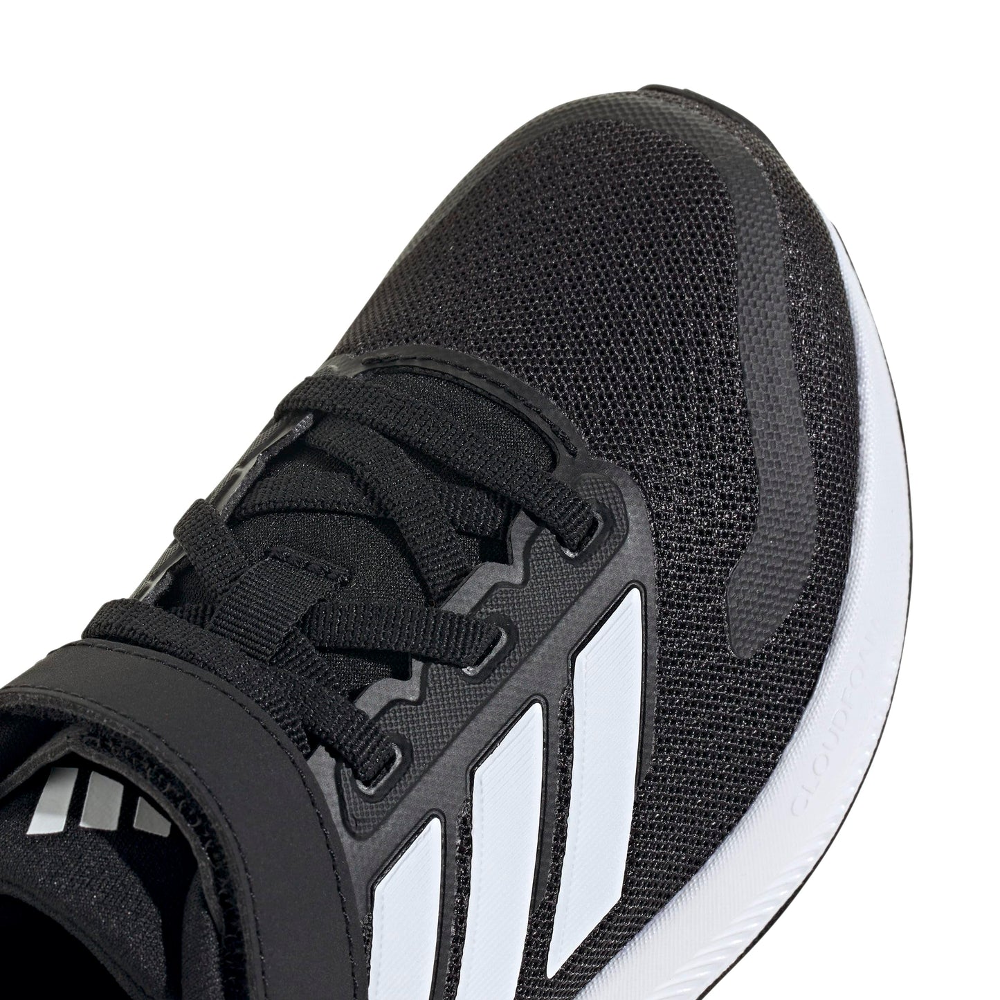 Adidas Unisex-Kids Run Falcon 5, Black/White/White, 13K