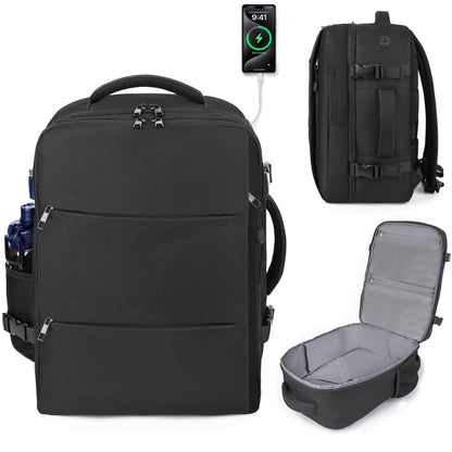 DEYACE Travel Backpack for Men Women, TSA Approved Carry On Backpack 17x13x8 Personal Item Size Airplane Approved Weekender Bag, Water Resistant Lightweight Laptop Daypack for Flight