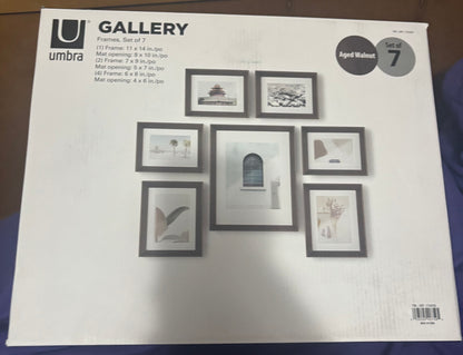 Umbra Photo Frame 7 Piece BLACK COLOR Umbra (Copy)