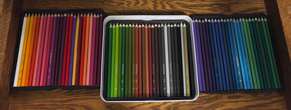 Triangular Colored Pencils Set, 72 Pack