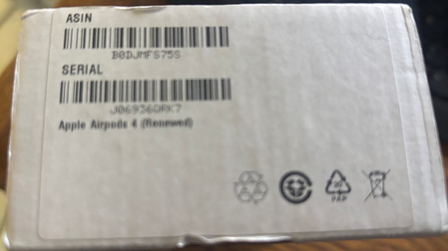 Apple Airpods 4 (Renewed)