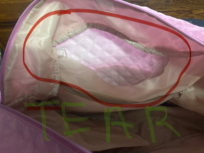 READ DESCRIPTION Personalized Travel Duffle Bag: Weekender Dance Cheer bag with Shoe Compartment