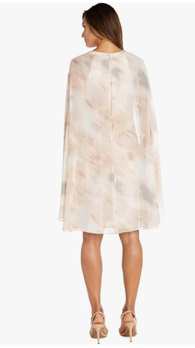 R&M Richards Women's Short Cape Dress SIZE 18