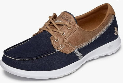 Skechers Women's On-the-go Walk Lite - Coral Boat Shoe SIZE 5 WIDE