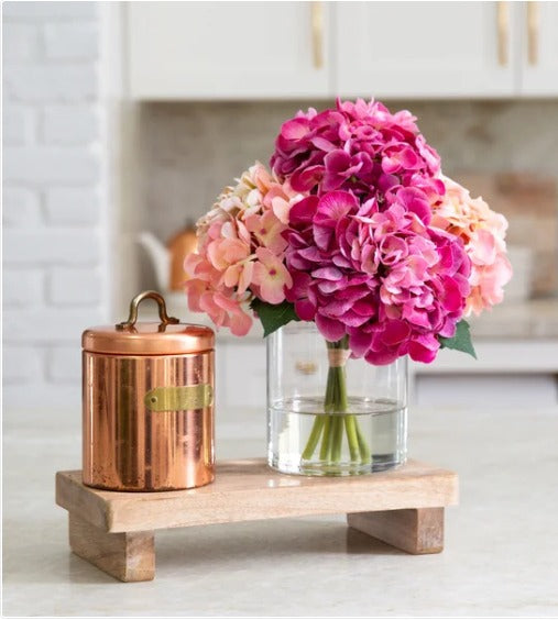 Faux 12" Hydrangea Arrangement