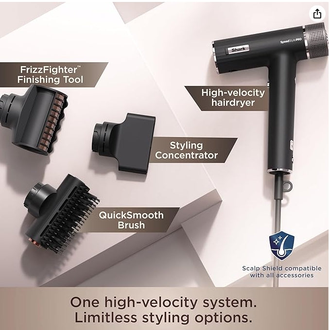 Shark SpeedStyle Pro Performance High-Velocity Hair Dryer