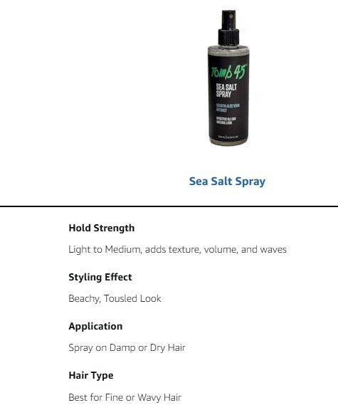 Tomb 45 Sea Salt Spray