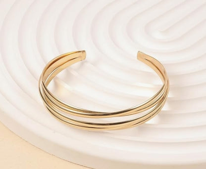 Gold Bangle Cuff Bracelets for Women