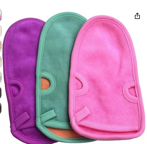 3PCS Bathing Mittens