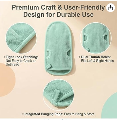 3PCS Bathing Mittens