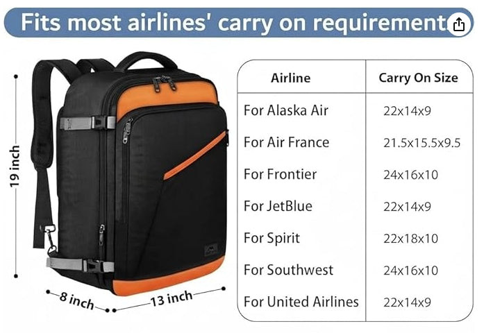 MATEIN Carry on Backpack