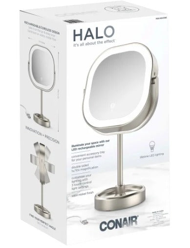 Conair LED Double-Sided 1x/10x Vanity Mirror