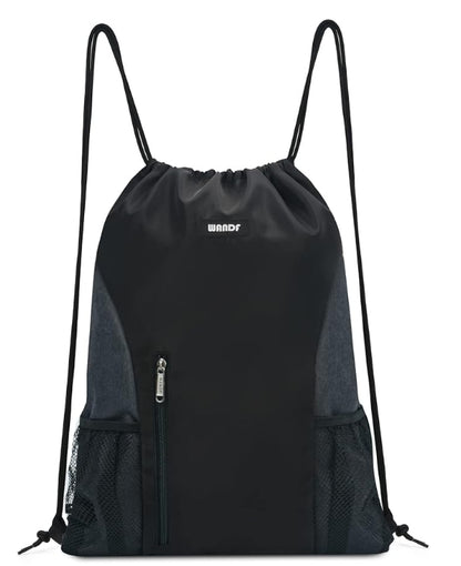 WANDF Drawstring Backpack Sports Gym Sackpack