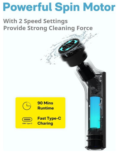 HOTO Cordless Spin Scrubber