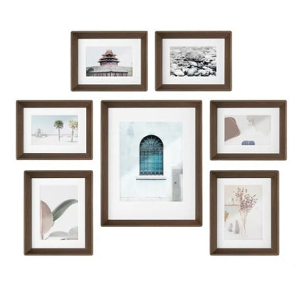 Umbra Photo Frame 7 Piece AGED WALNUT COLOR Umbra