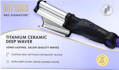 HOT Tools pro Signature Titanium Ceramic deep Waver