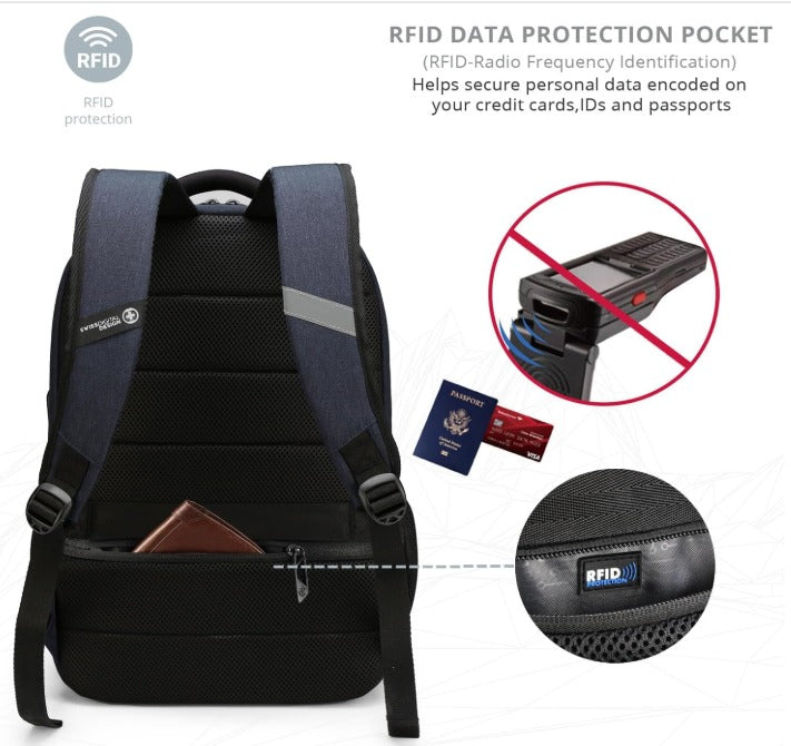 Swissdigital Design Travel Laptop Backpack