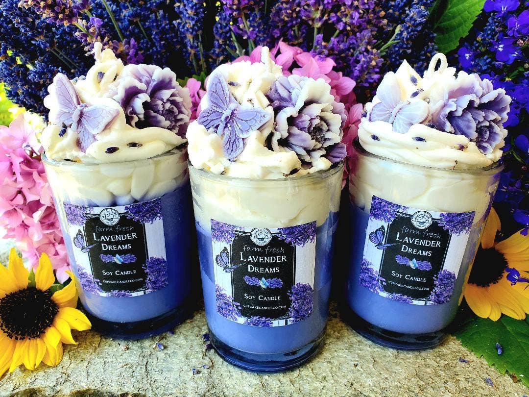 Farm Fresh Sequim Lavender Dreams Dessert Drink Candle