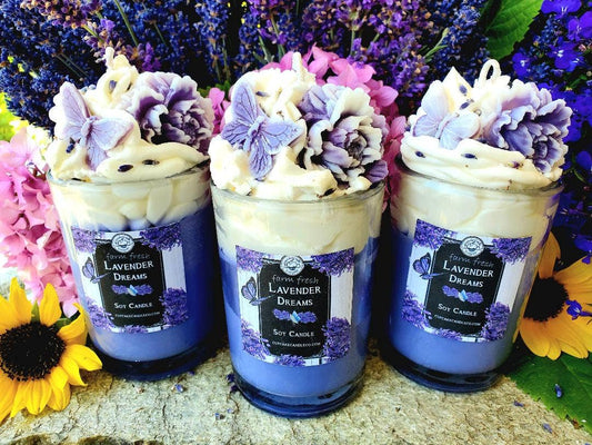 Farm Fresh Sequim Lavender Dreams Dessert Drink Candle